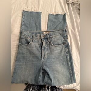 Madewell Light wash Straight vintage Jeans